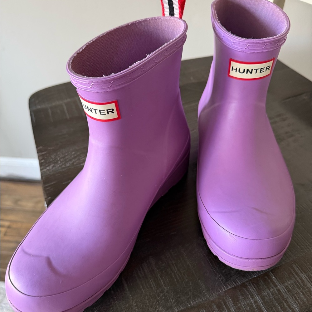 Hunter Lavender Waterproof Boots
